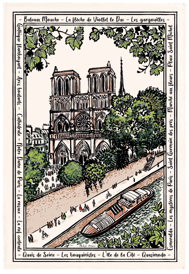 Torchon Notre dame