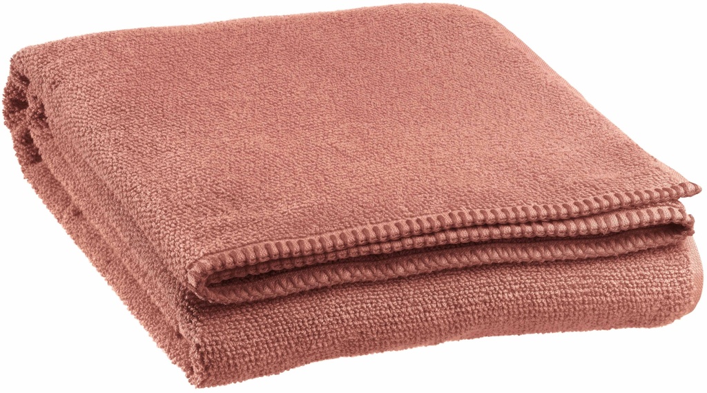 Serviette de douche Bora Terracotta en coton