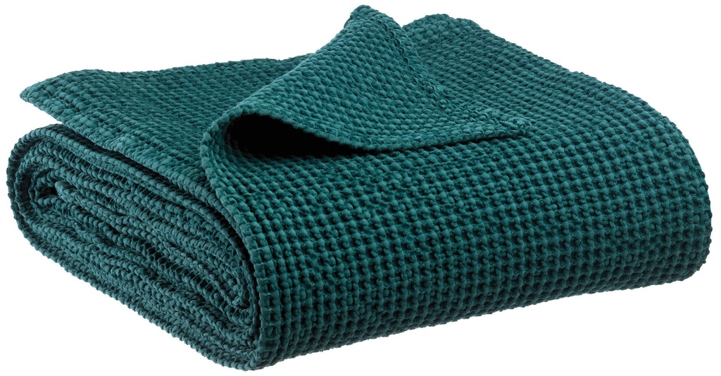 Plaid recyclé Maia Pétrole