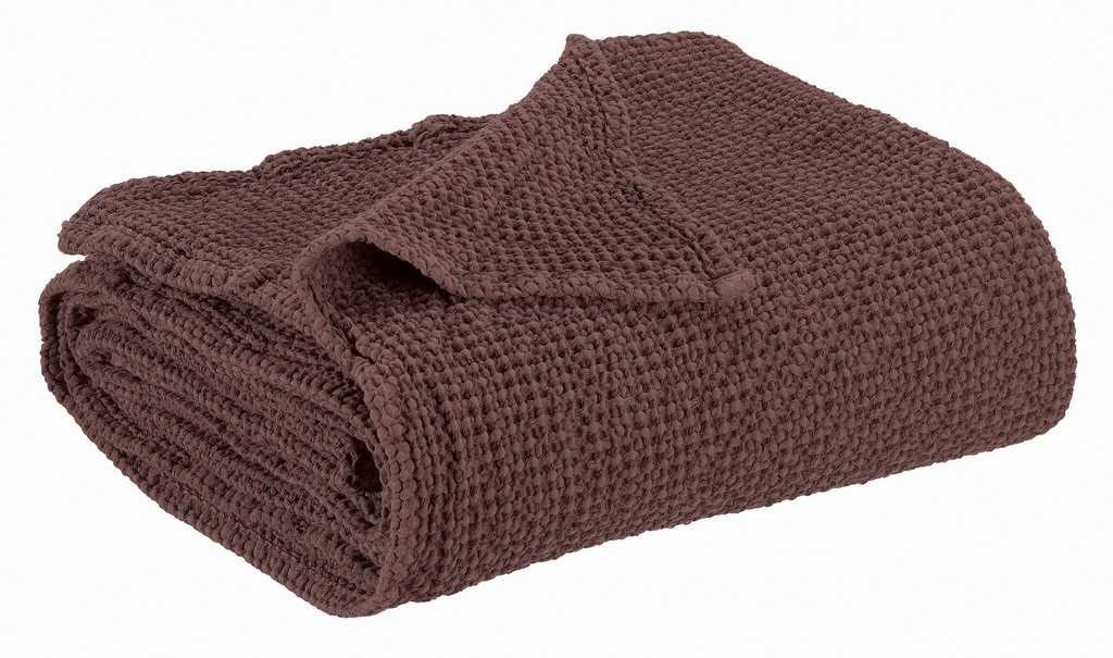 Plaid recyclé Maia Ébène