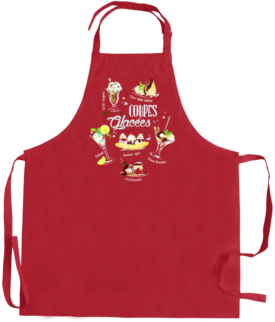 Tablier de cuisine Coupes glacées