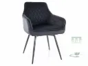Fauteuil Marlo en velours matelassé