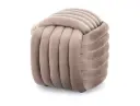 Pouf décoratif moderne Bruni en velours