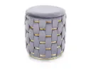 Pouf design décoratif pour salon Tiare en velours