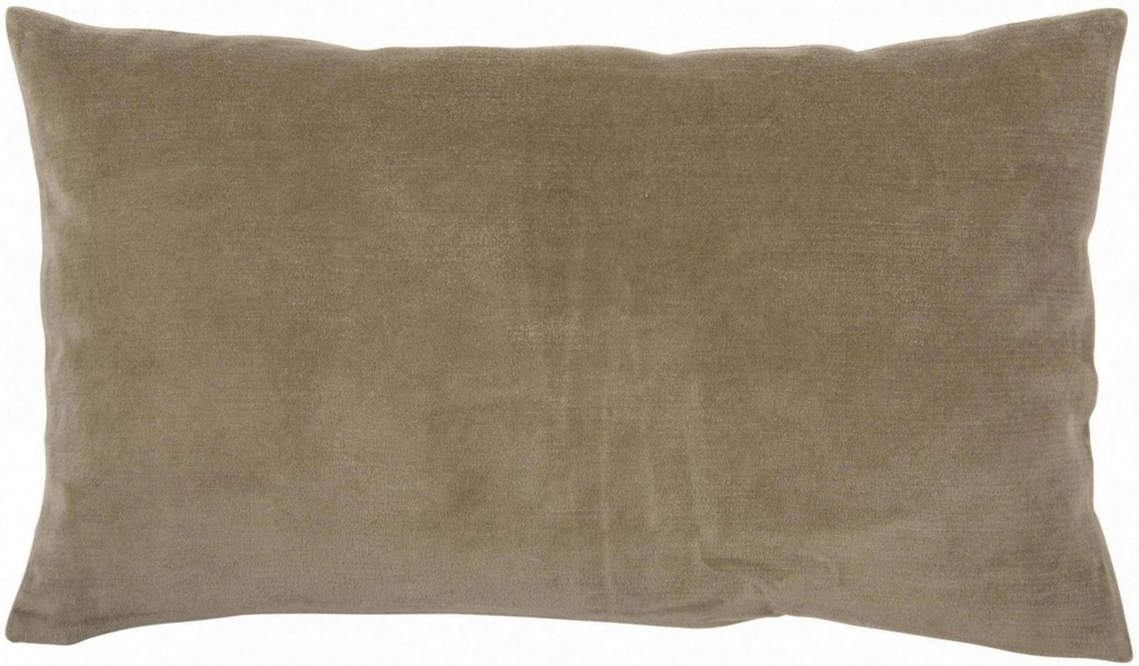 Coussin uni Elise en velours