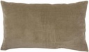 Coussin uni Elise en velours