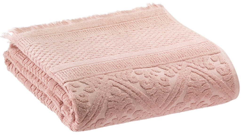 Serviette de douche Zoé en éponge jacquard