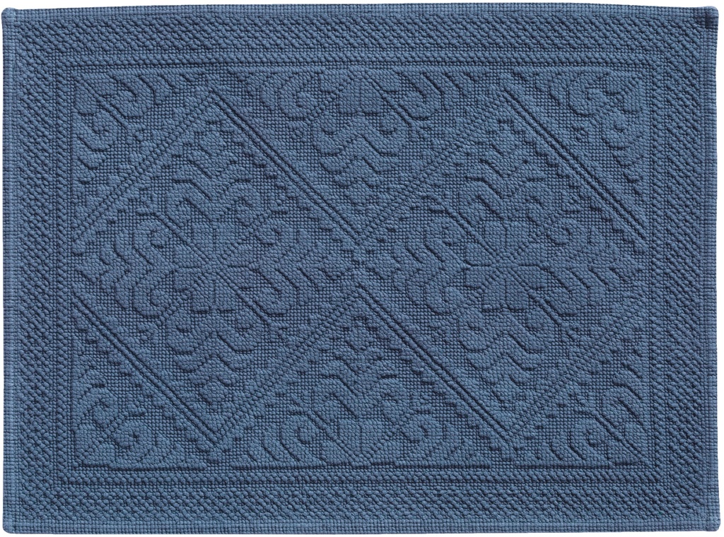 Tapis de bain uni Enzo Tempête