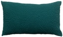 Coussin recyclé Maia Pétrole