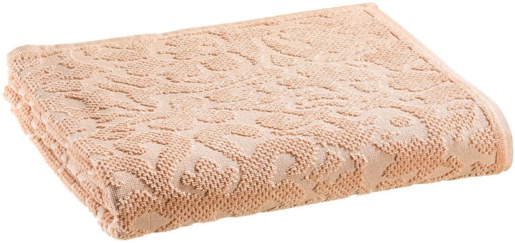Serviette de douche Gilda Aubépine en éponge jacquard