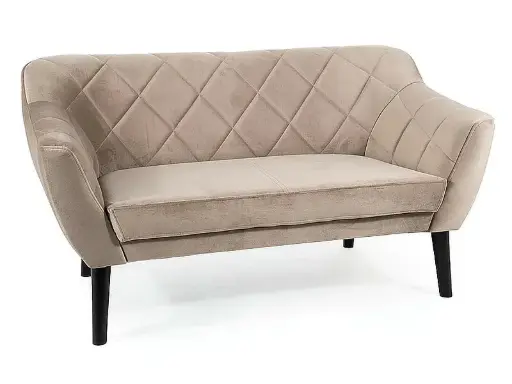 Canapé Karo 2 Velours wenge