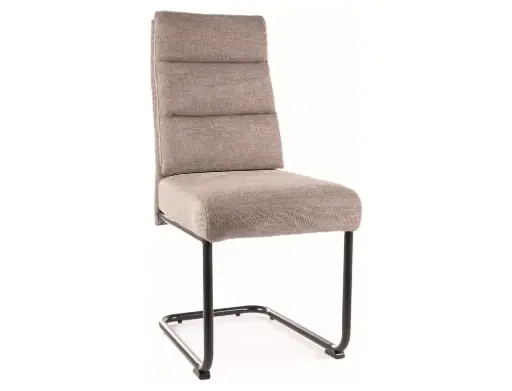 Chaise cantilever Berry en tissu