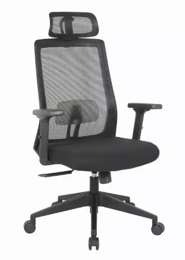 [OBRQ058C] Fauteuil de bureau ergonomique pivotant avec soutien lombaire réglable Q-058