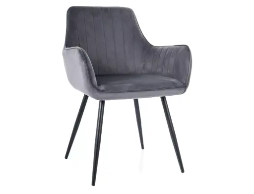 Fauteuil en velours Apple