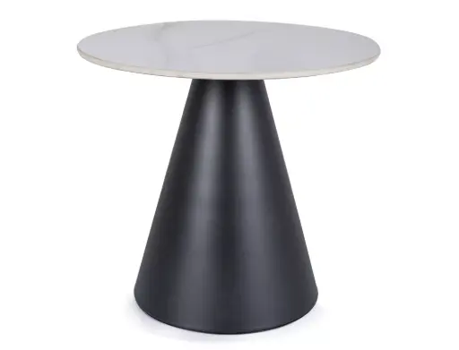 [HILLBCFI50] Table basse Hill en céramique marbrée et métal