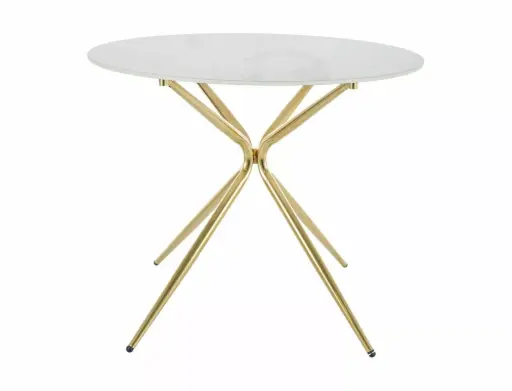 [AZALIABZLFI90] Table ronde design Azalia avec plateau en céramique