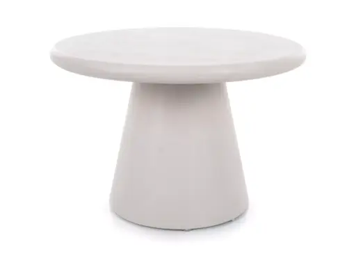 [AURORAJSZ] Table basse ronde Aurora gris clair en microciment