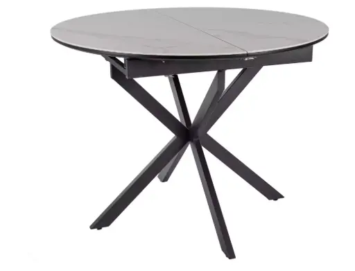 Table ronde extensible Gaston en céramique
