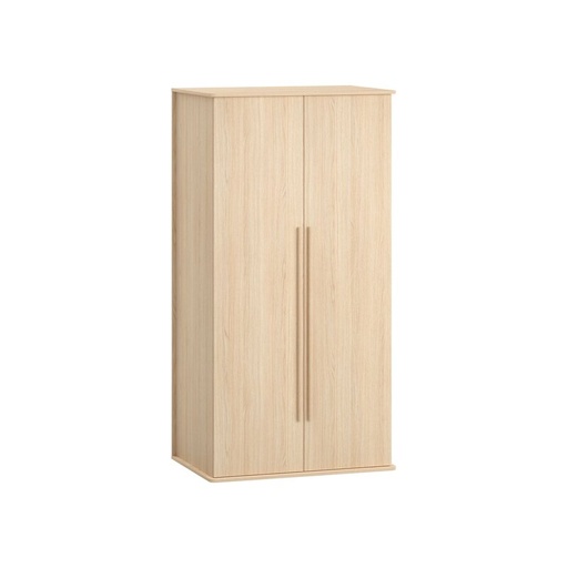 Armoire OMM - armoire de style Japandi à deux portes avec penderie