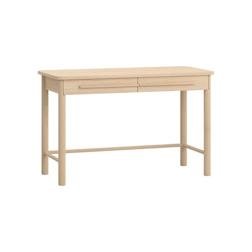 [888028] Coiffeuse/bureau OMM - design Japandi à deux tiroirs
