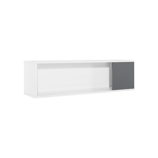 [17656] Étagère murale Concept blanche et gris graphite