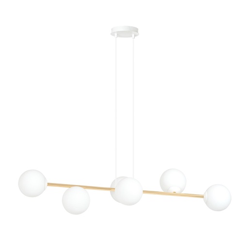 Lampe suspendue GRAVITY 6 WH