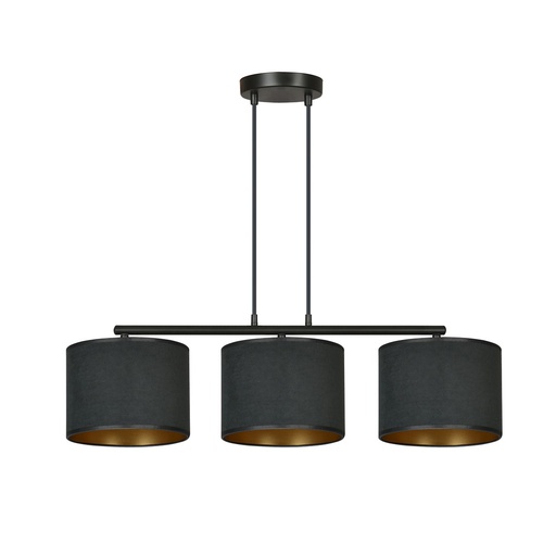 Lampe suspendue HILDE 3 BL