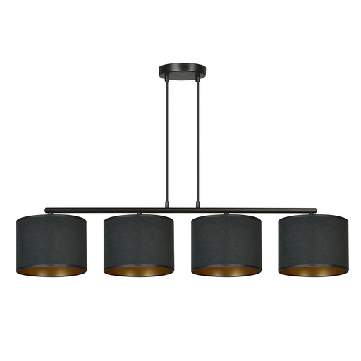 Lampe suspendue HILDE 4 BL
