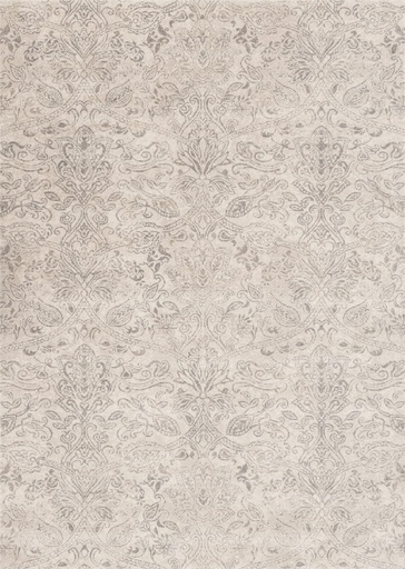 Tapis en laine AGNUS-B BERIEN blanc, motif oriental chic design