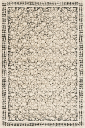 [5901760426107] Tapis en laine AGNUS-B CLASSIC gris, motif floral