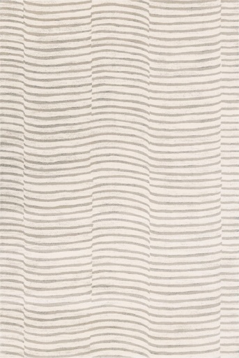 [5901760425605] Tapis en laine AGNUS-B TIDES beige, motif contemporain à rayures organiques