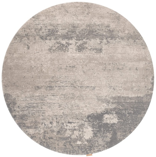Tapis rond en laine CALISIA-B BRAN beige