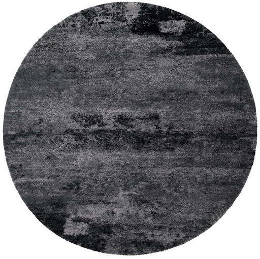 Tapis rond en laine CALISIA-B BRAN gris