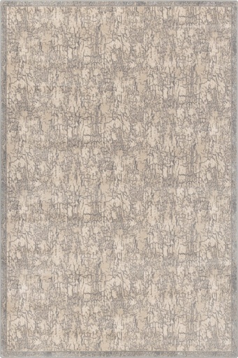 Tapis en laine ISFAHAN JULIUS beige, motif texturé contemporain