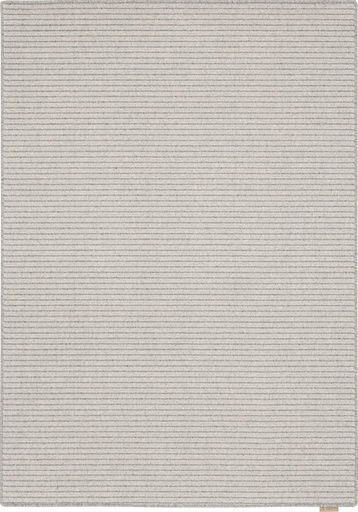 Tapis en laine NOBLE Ruti gris clair - design rayé minimaliste