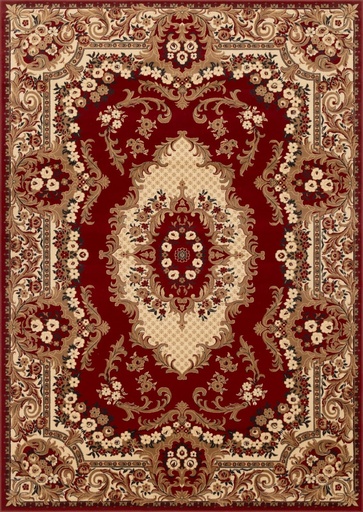 Tapis synthétique STANDARD Krolewski S rouge foncé - 