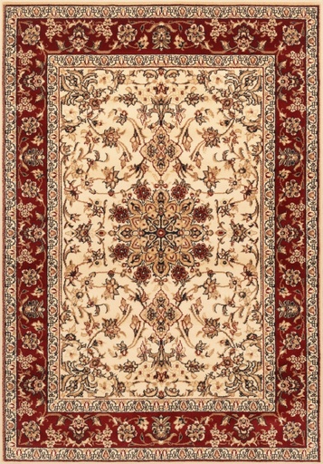 Tapis synthétique STANDARD Samir crème - style persan classique