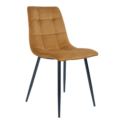 Chaise de salle à manger Middelfart jaune
