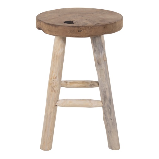 [1501100] Tabouret Badia en teck