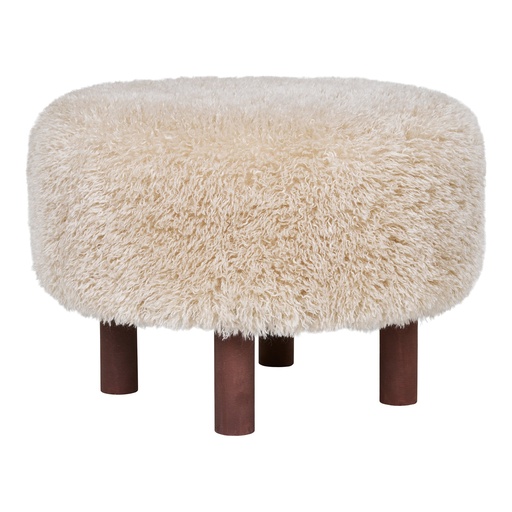 [1501118] Pouf Inverness en fausse fourrure
