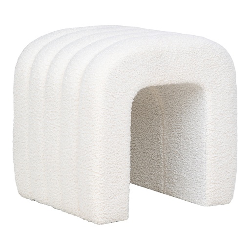 [1501225] Pouf Colma blanc