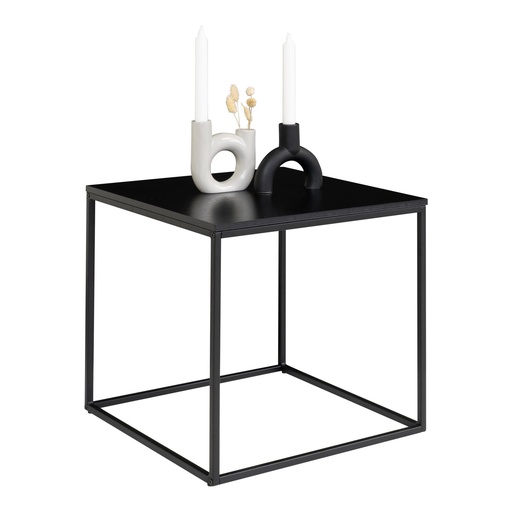 Table d'appoint Vita carrée noire