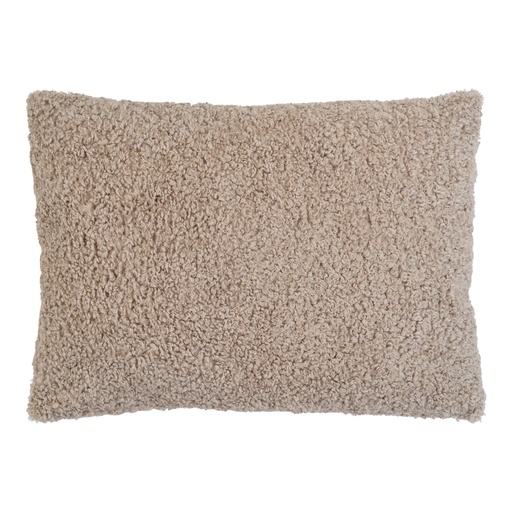 [3962075] Coussin en bouclette Tavira gris/brun