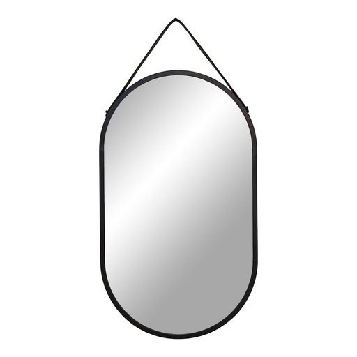 [4001080] Miroir organique Trapani en acier 