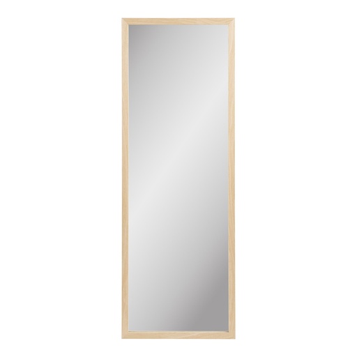 [4001101] Miroir mural Scottsdale en bois naturel 