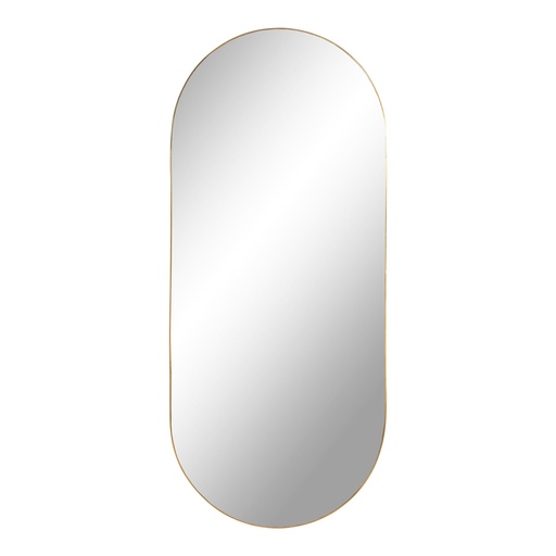 Miroir ovale Jersey en acier
