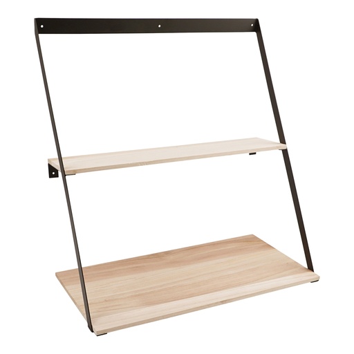 [4292220] Étagère murale Bern en bois de pin