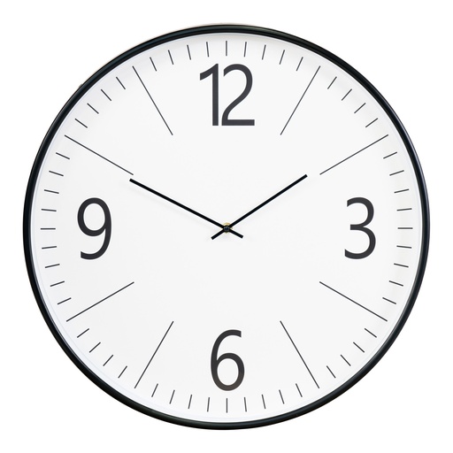 [4361090] Horloge murale Biel contours noirs