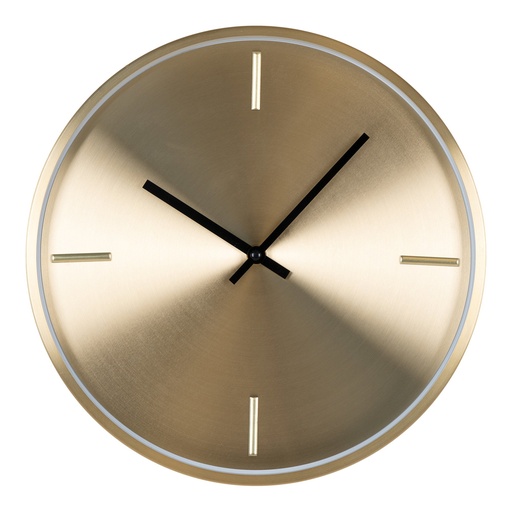 [4361110] Horloge murale Istanbul doré en aluminium 