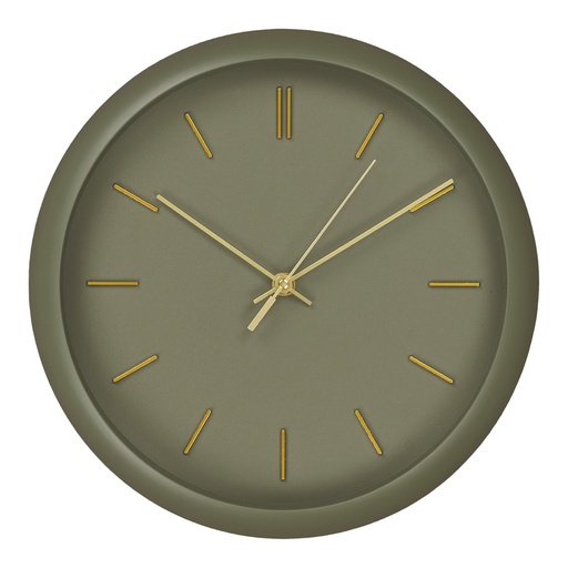 [4361129] Horloge murale Rossano vert olive 
